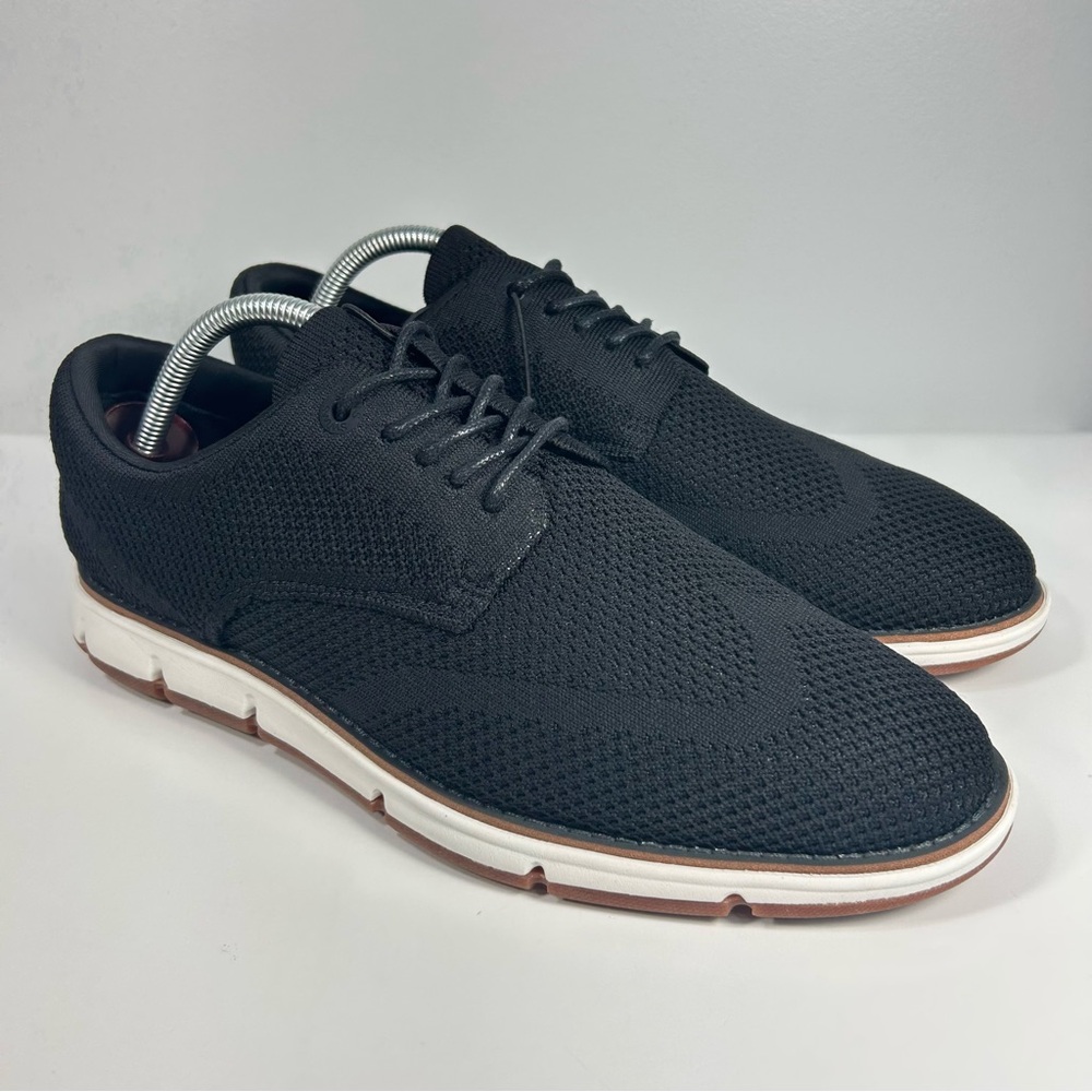 NEW Swims Olsen Knit Oxford Shoes Black Business Casual Dress Sneakers; Men’s 10